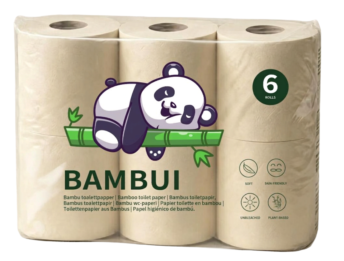 Bambui bamboo toilet paper 6-pack
